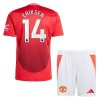 Maillot de Supporter Manchester United Eriksen 14 Domicile 2024-25 Pour Enfant